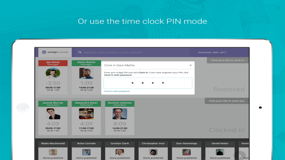 #3. Ento Time Clock (iOS) 由: Roster Plus