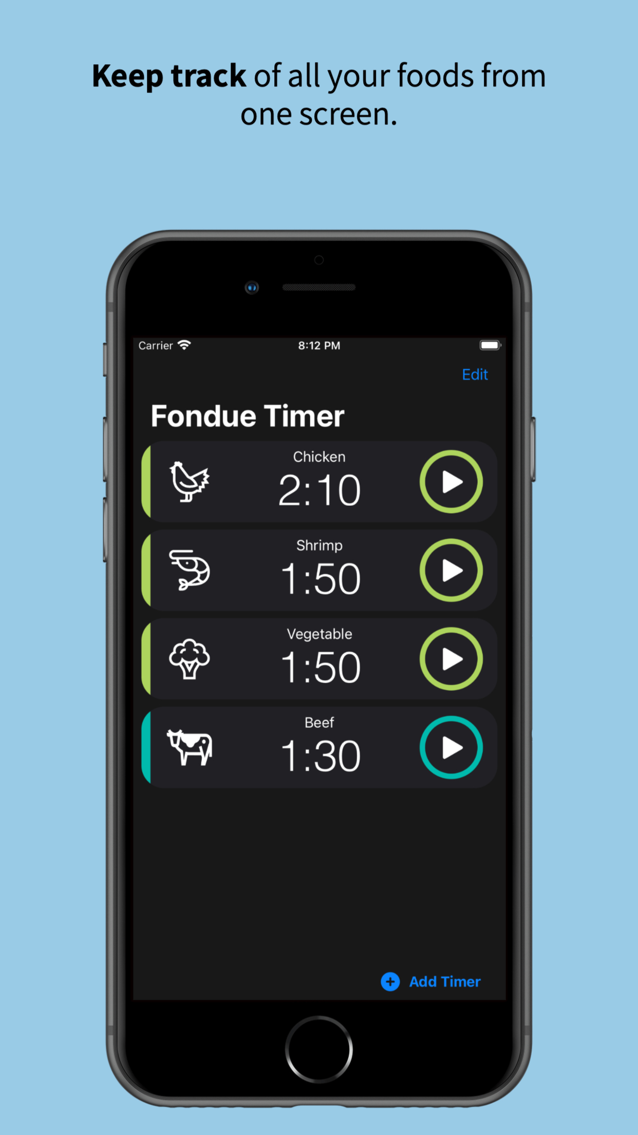 The Fondue Timer