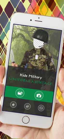 Game screenshot Kids Military Uniform Montage apk