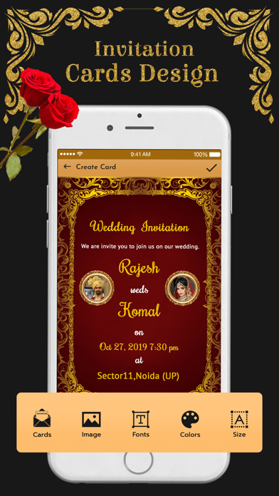 Wedding Cards with Photo Screenshot