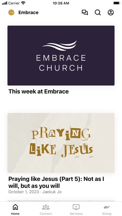 Embrace Church - East Bay Screenshot