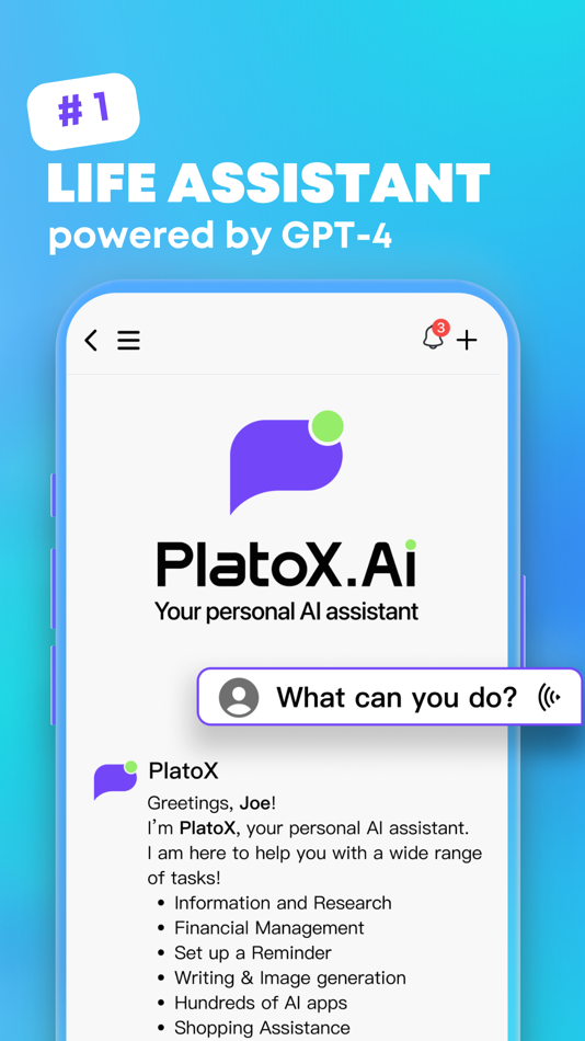 #1. PlatoX (iOS) By: PLATOX INTERNATIONAL PTE LTD