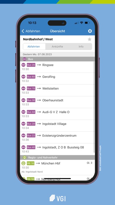 VGI App Ingolstadt Screenshot