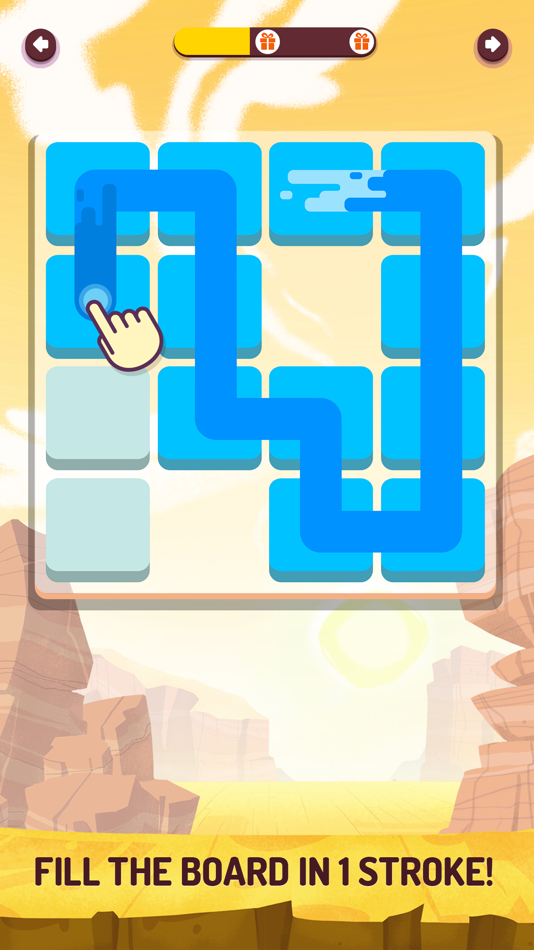 #5. 1 Stroke Brain Puzzles (iOS) 由: Crazy Labs