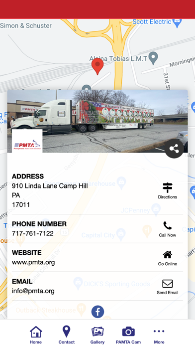 PA Motor Truck Association Screenshot