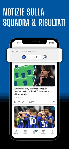 Game screenshot Inter Live: Risultati, notizie apk