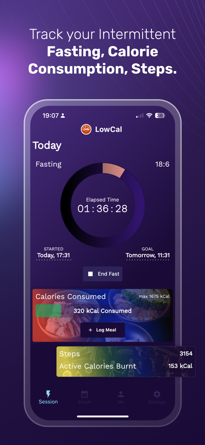 LowCal - Fasting Tracker