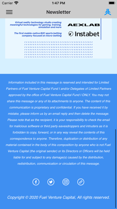 Fuel Venture Capital Screenshot