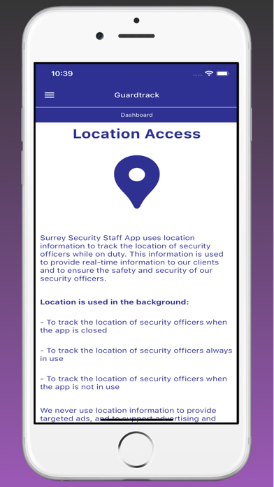 Surrey Security Staff Screenshot