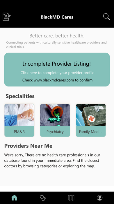BlackMD Cares Screenshot