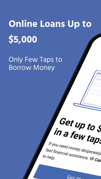 1F Cash Advance: Instant Loans Screenshot