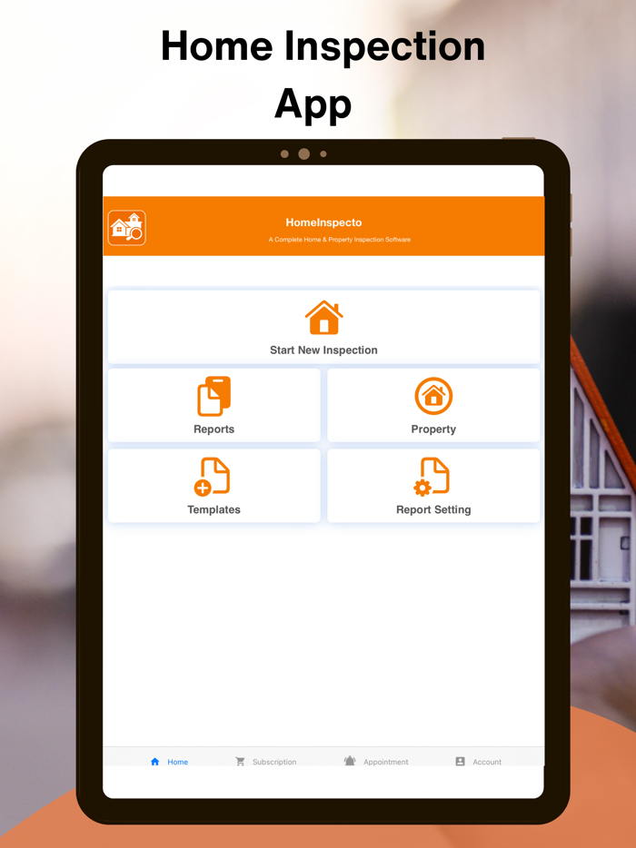 Home Inspection App Software