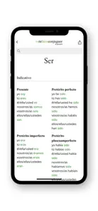 Spanish conjugation. screenshot #2 for iPhone