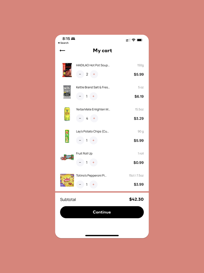 ofo - 10 min snack delivery
