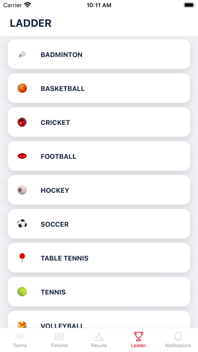 ISA Sports Screenshot