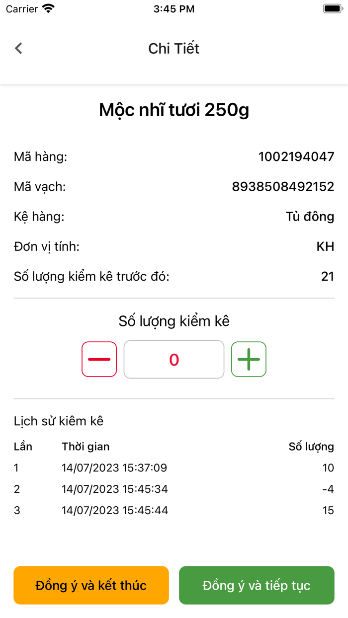 neoCheck - kiểm kê hàng hoá