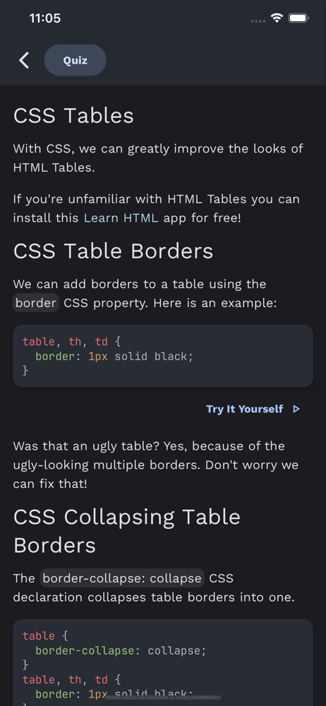 Learn CSS w/ Editor screenshot 3
