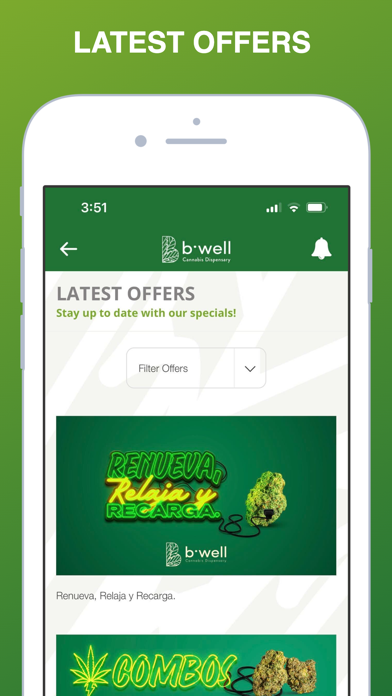 BWell Dispensary Screenshot