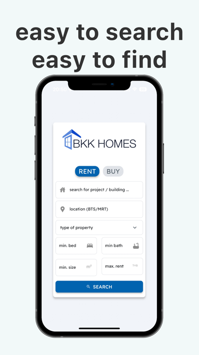 BKK Homes Real Estate Bangkok Screenshot