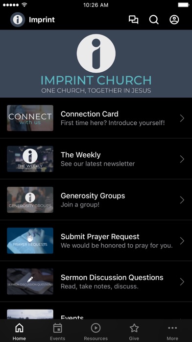 Imprint Church Screenshot