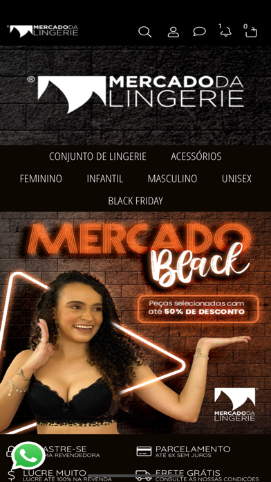 mercado da lingerie Screenshot