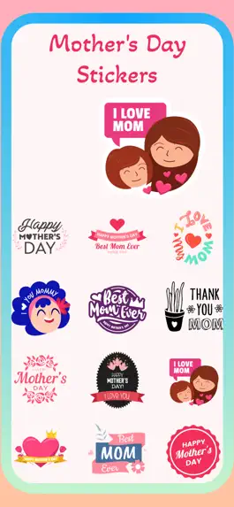 Game screenshot Mother's Day Stickers & Quotes hack
