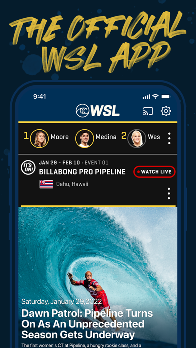 Screenshot #1 pour World Surf League