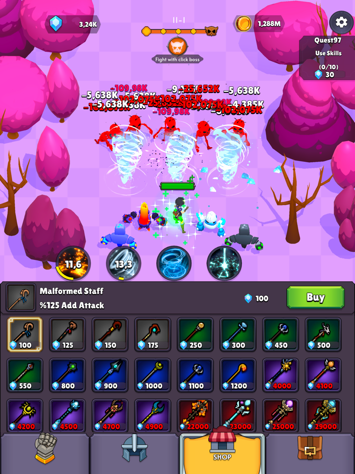 Idle Wizard  Elementarium