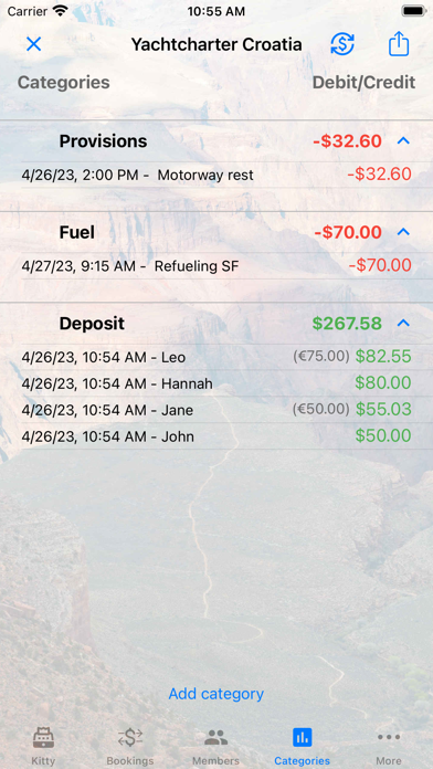 TravelCash-app Screenshot