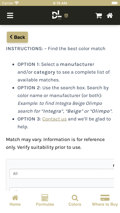 DutchLock Adhesives Screenshot