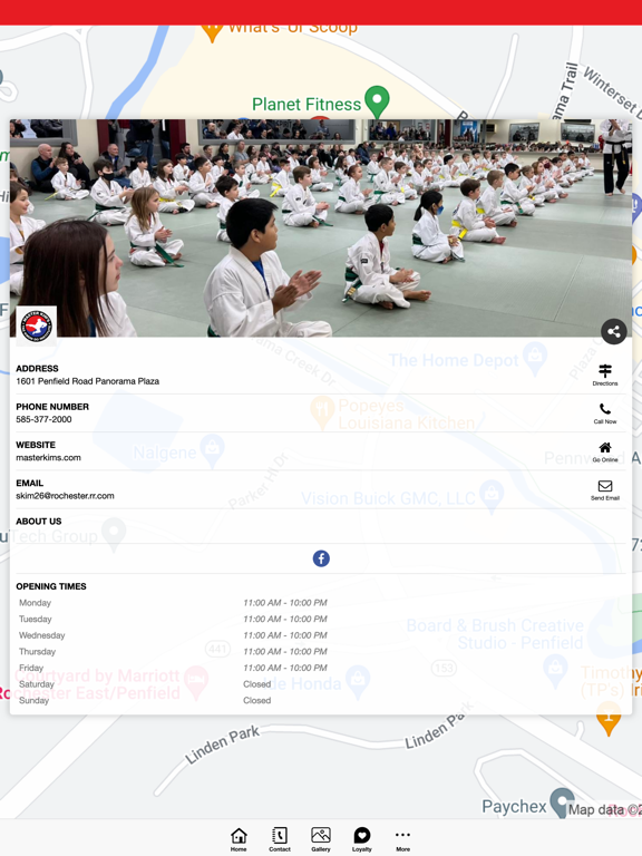Master Kim’s Taekwondo iPad screenshot 2 - Sports app