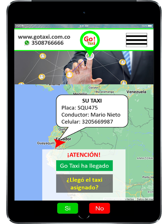 Screenshot #6 pour Go Taxi Colombia.