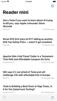 reader mini iphone screenshot 1