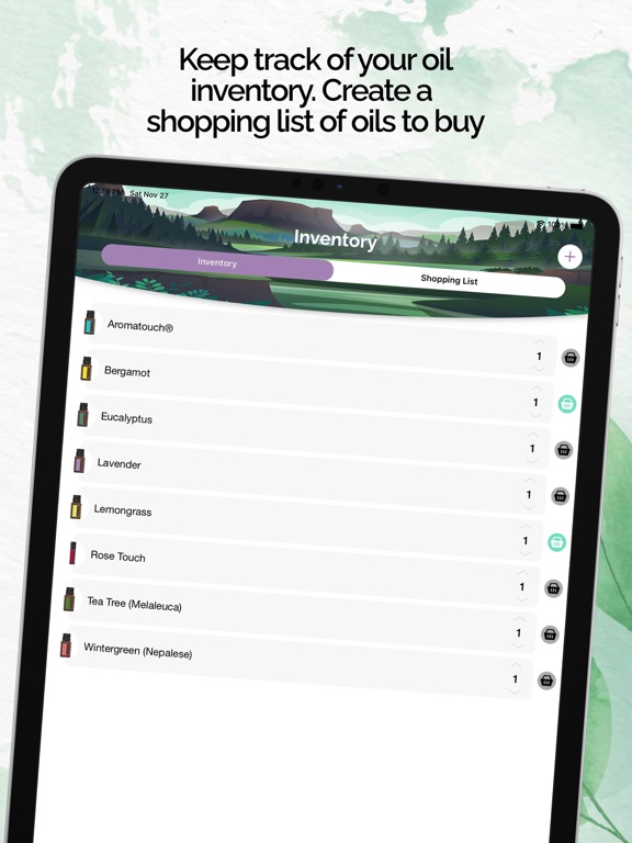 doTERRA Essential Oil Guides iPad screenshot 4 - Reference app