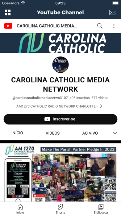 Carolina Catholic Media Screenshot