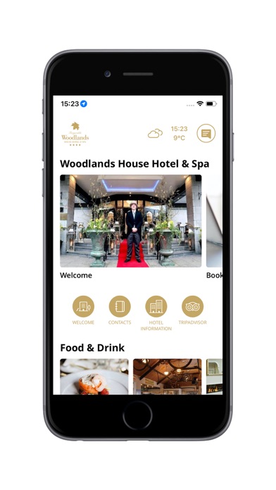Woodlands House Hotel Screenshot