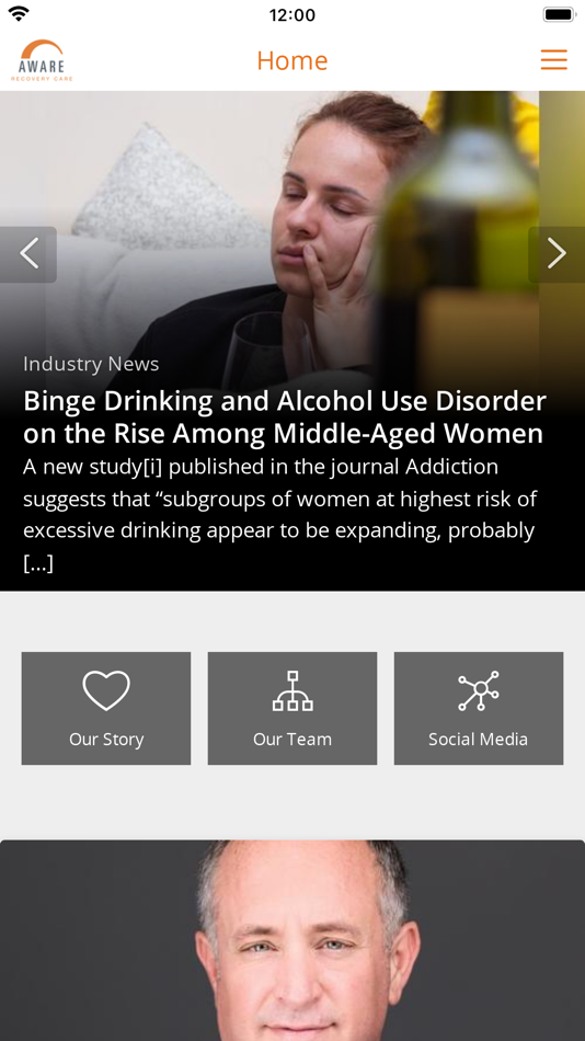 #1. The ARC Hive by Aware (iOS) By: Aware Recovery Care