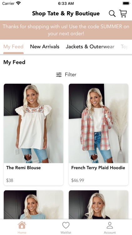 Shop Tate & Ry Boutique