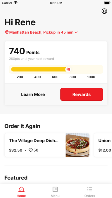 Union Pizza - CA Screenshot