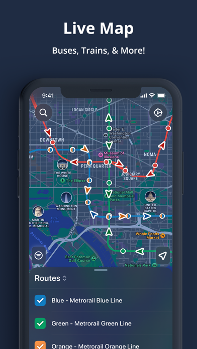 Busly - SF Muni, WMATA, MBTA Screenshot