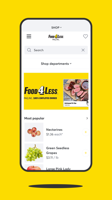 Food 4 Less PAQ, Inc Screenshot