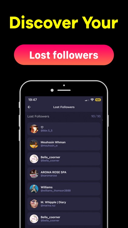 iReports+ followers analysis