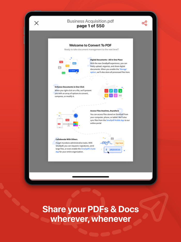Convert to PDF, Word, PPT, Doc