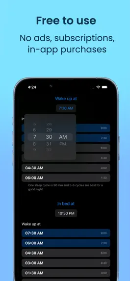 Game screenshot Sleep Cycles Alarm Calculator hack