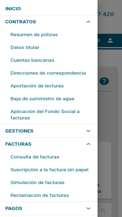 Oficina Virtual Emasa Screenshot