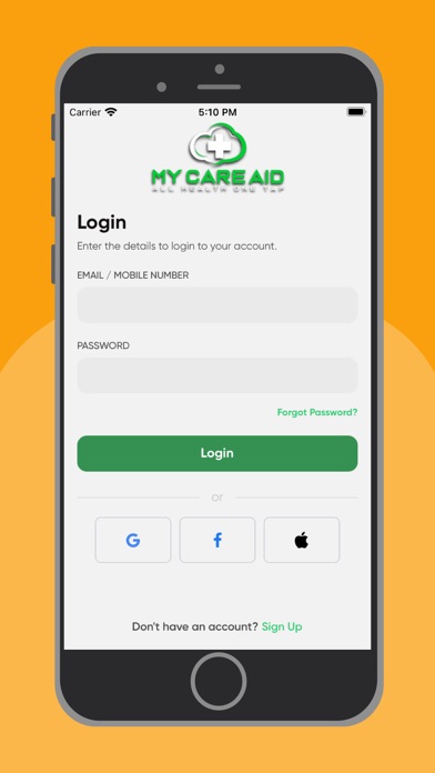 My Care Aid Screenshot