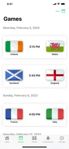 6 nations screenshot #4 for iPhone