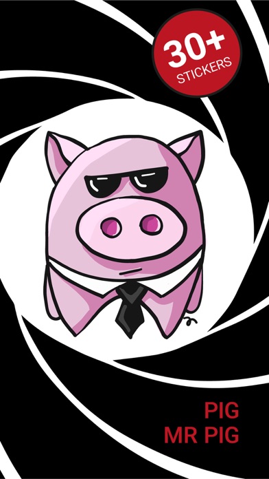 Pig, Mr. Pig - stickers 2022のおすすめ画像1