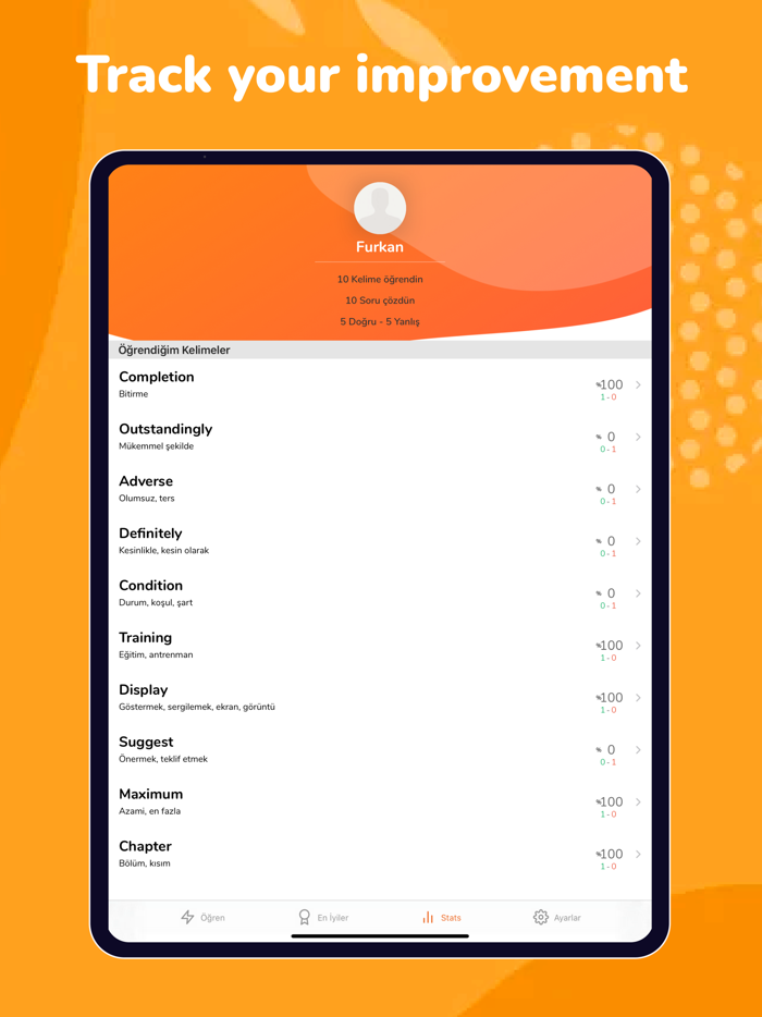 Kolay İngilizce Kelime Öğren