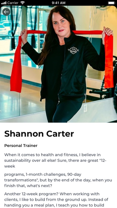 The LOOK Fitness Screenshot